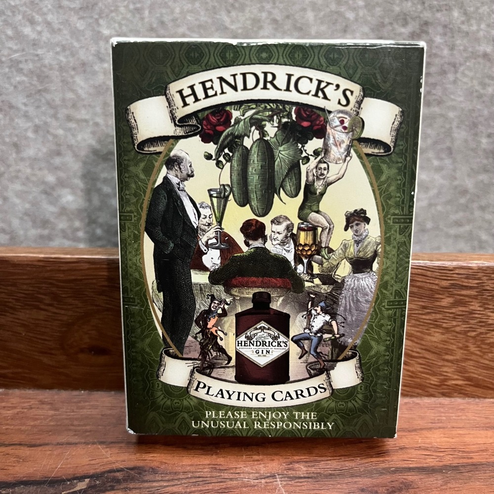 Hendrick's Gin Deck of Playing Cards Barware Gift 2012